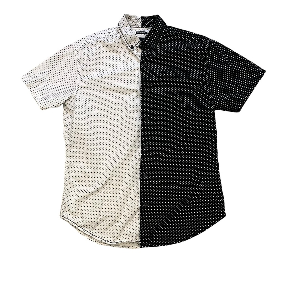 Drill Clothing Slim Fit Short Sleeve Button Down Cotton Shirt, Sz M - Picture 1 of 10